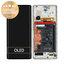 Honor 70 FNE-AN00 - Ecran LCD + Sticlă Tactilă + Ramă (Crystal Silver) - 0235ACMG Genuine Service Pack