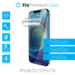 FixPremium HydroGel Anti-Spy - Folie protectoare pentru iPhone 13, 13 Pro & 14