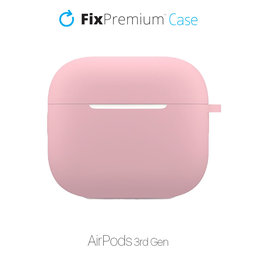 FixPremium - Silicon Caz pentru AirPods 3, roz