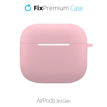 FixPremium - Silicon Caz pentru AirPods 3, roz