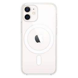 FixPremium - Silicon Caz cu MagSafe pentru iPhone 12 mini, transparent