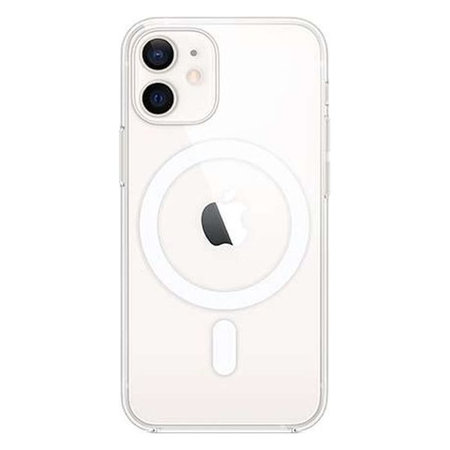 FixPremium - Silicon Caz cu MagSafe pentru iPhone 12 mini, transparent