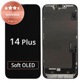Ecran pentru iPhone 14 Plus, Sticlă tactilă cu ramă, Refurbished