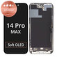 Ecran pentru iPhone 14 Pro Max, Sticlă tactilă cu ramă, Refurbished