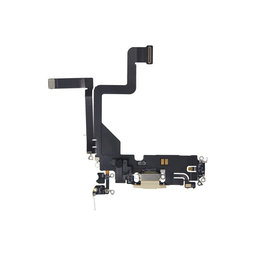 Apple iPhone 14 Pro - Conector de Încărcare + Cablu Flex (Gold)