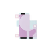 Apple iPhone 14 Pro - Autocolant sub Baterie Adhesive