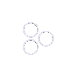 Apple iPhone 14 Pro, 14 Pro Max - Ramă Diapozitiv Cameră (Deep Purple) - 3buc
