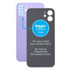 Apple iPhone 12 - Sticlă Carcasă Spate cu Orificiu Mărit pentru Cameră (Purple)