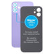 Apple iPhone 12 Mini - Sticlă Carcasă Spate cu Orificiu Mărit pentru Cameră (Purple)