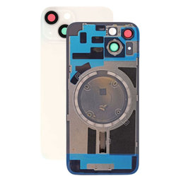 Apple iPhone 14 - Sticlă pentru carcasa din spate cu piese mici (Starlight)