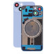 Apple iPhone 14 - Sticlă pentru carcasa din spate cu piese mici (Blue)