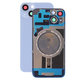 Apple iPhone 14 - Sticlă pentru carcasa din spate cu piese mici (Blue)