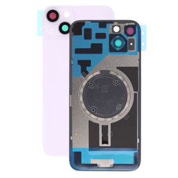Apple iPhone 14 Plus - Sticlă pentru carcasa din spate cu piese mici (Purple)