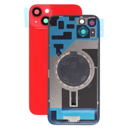 Apple iPhone 14 Plus - Sticlă pentru carcasa din spate cu piese mici (Red)