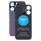 Apple iPhone 14 Pro - Sticlă Carcasă Spate cu Orificiu Mărit pentru Cameră (Deep Purple)