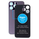Apple iPhone 14 Pro Max - Sticlă Carcasă Spate cu Orificiu Mărit pentru Cameră (Deep Purple)