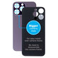 Apple iPhone 14 Pro Max - Sticlă Carcasă Spate cu Orificiu Mărit pentru Cameră (Deep Purple)