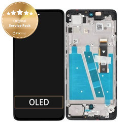 Motorola Moto G72 XT2255 - Ecran LCD + Sticlă Tactilă + Ramă (Meteorite Gray) - 5D68C21701 Genuine Service Pack