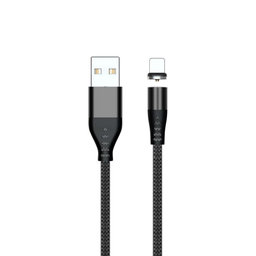 FixPremium - Lightning / USB Cablu Magnetic (2m), negru