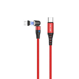 FixPremium - Lightning / USB-C Cablu Magnetic (1m), roșu