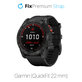 FixPremium - Silicon Curea pentru Garmin (QuickFit 22mm), negru