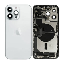 Apple iPhone 14 Pro Max - Carcasă Spate cu Piese Mici (Silver)