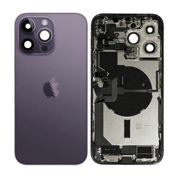 Apple iPhone 14 Pro Max - Carcasă Spate cu Piese Mici (Deep Purple)
