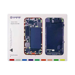 Organizator magnetic de șuruburi cu diagramă (iPhone 12 mini)