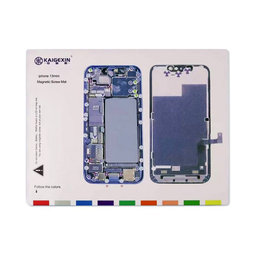 Organizator magnetic de șuruburi cu diagramă (iPhone 13 mini)