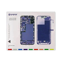 Organizator magnetic de șuruburi cu diagramă (iPhone 13 Pro Max)