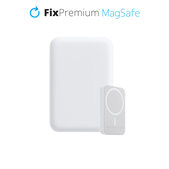 FixPremium - MagSafe PowerBank 5000mAh, alb