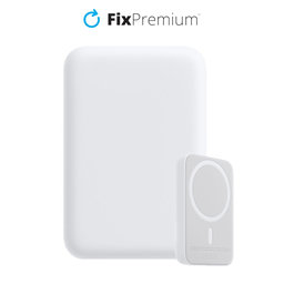 FixPremium - MagSafe PowerBank 10 000 mAh, alb