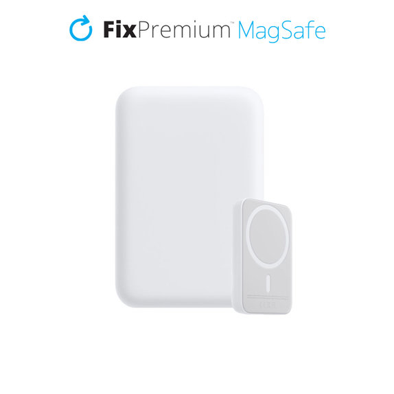 FixPremium - MagSafe PowerBank 10 000mAh, alb