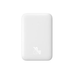 Baseus - MagSafe PowerBank 6000 mAh, alb