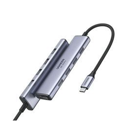 UGREEN - USB-C Hub 5in1, gri