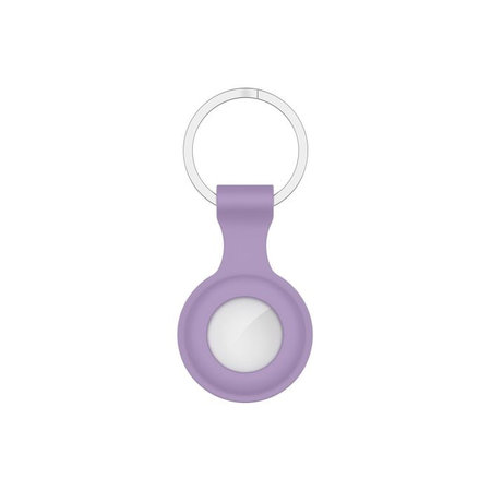 FixPremium - Silicon Breloc pentru AirTag, violet