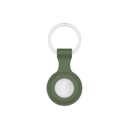 FixPremium - Silicon Breloc pentru AirTag, verde inchis