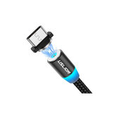 USLION - USB-C / USB Cablu Magnetic (1m), negru