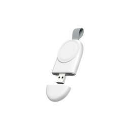 FixPremium - Încărcător USB de călătorie pentru Apple Watch, alb