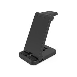 FixPremium - Pliere 3in1 Stand pentru iPhone, Apple Watch & AirPods, negru