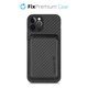 FixPremium - Caz Carbon cu MagSafe Wallet pentru iPhone 12 Pro Max, negru