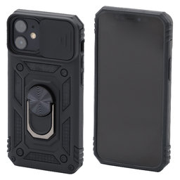 FixPremium - Caz CamShield pentru iPhone 12 mini, negru