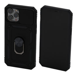 FixPremium - Caz CamShield pentru iPhone 12 Pro Max, negru