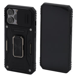FixPremium - Caz CamShield pentru iPhone 13 Pro, negru