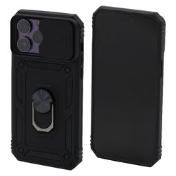 FixPremium - Caz CamShield pentru iPhone 13 Pro Max, negru