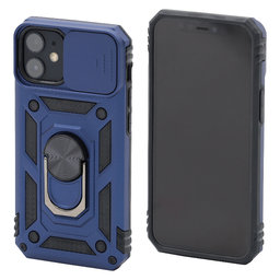 FixPremium - Caz CamShield pentru iPhone 12 mini, albastru
