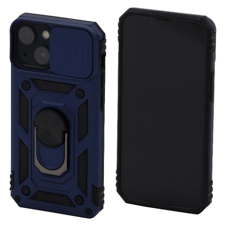FixPremium - Caz CamShield pentru iPhone 13 mini, albastru