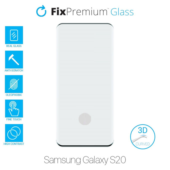 FixPremium Glass - 3D Geam securizat pentru Samsung Galaxy S20