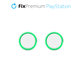 FixPremium - PS4/PS5 Controller Grip Caps - set de 2 buc, transparent verde