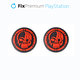 FixPremium - PS4/PS5 Skull Controller Grip Caps - set de 2 buc